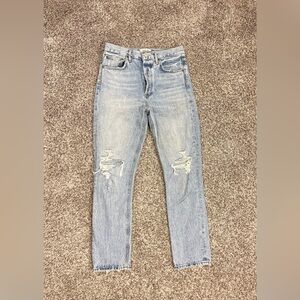 AGOLDE Los Angeles Women’s Jeans Size 25 | High Rise Straight Leg | Light Wash